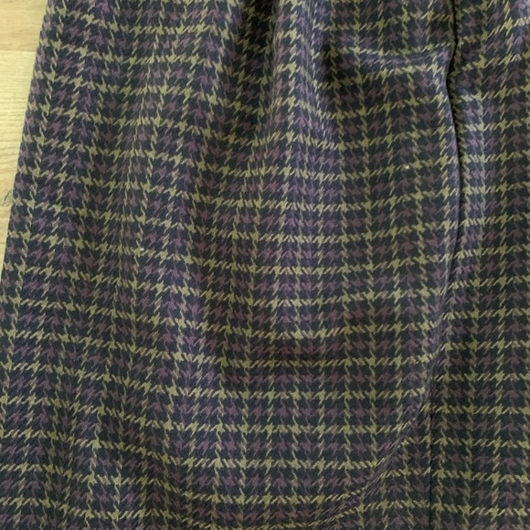 Vintage Dior Plaid Skirt Set - Black and Blue - Picture 2 of 5